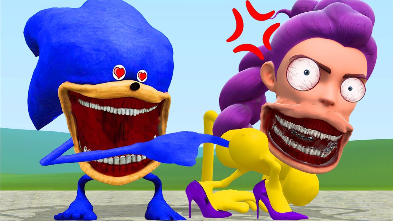 NEW SHIN SONIC AMY TAPES LOVE STORY VS RUMI SONIC TAPES IN Garry's Mod!