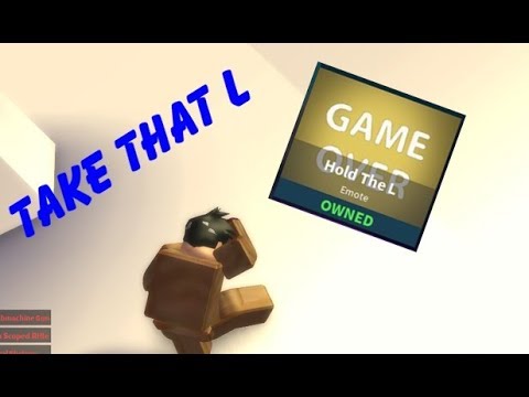 Roblox Island Royale Hold The L Emote