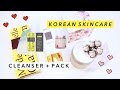 Korean Skincare 🌸 Velvetian Sweet Kelly Natural Cleanser &amp; MCK Spirulina Sleeping Pack