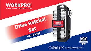 WORKPRO Drive Ratchet Set | Drive Tool Set | Auto Repairing