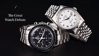 Rolex Or Omega: Best First Luxury Watch | The Great Watch Debate Ep. 1