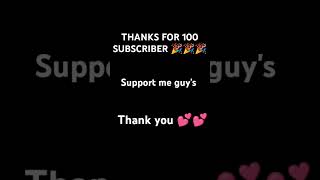 Download Lagu Thank you for 100 subscriber support me#edit MP3