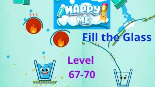 Fill the Glass game. Level 67 - 70. #filltheglass screenshot 2