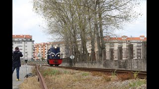 Perseguição ao comboio histórico do Vouga|Aveiro| Eirol | Sernada do Vouga| E214 | 9000 | 24.04.2021