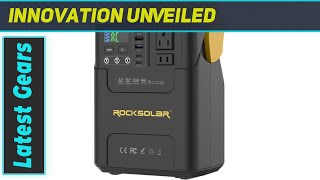 ROCKSOLAR Adventurer Plus RS328L - Ultimate Portable Power Station for Outdoor Adventures!