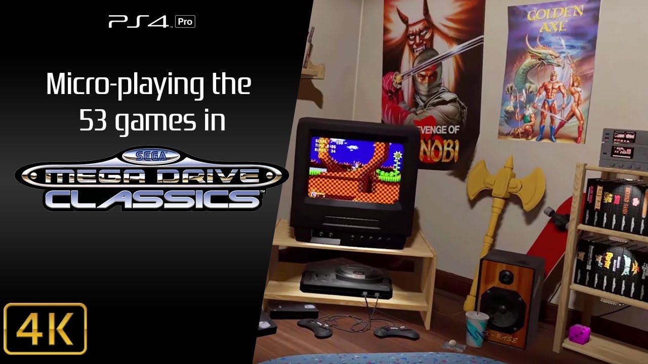 Sega Mega Drive Classics [PS4P] Micro-playing all 53 games