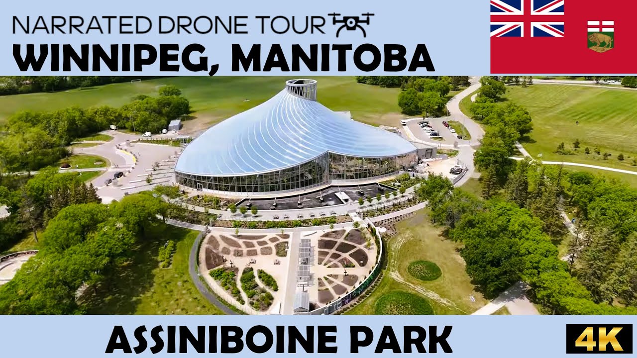 🌳 Assiniboine Park, Winnipeg, Manitoba 🌳 | 4K Drive