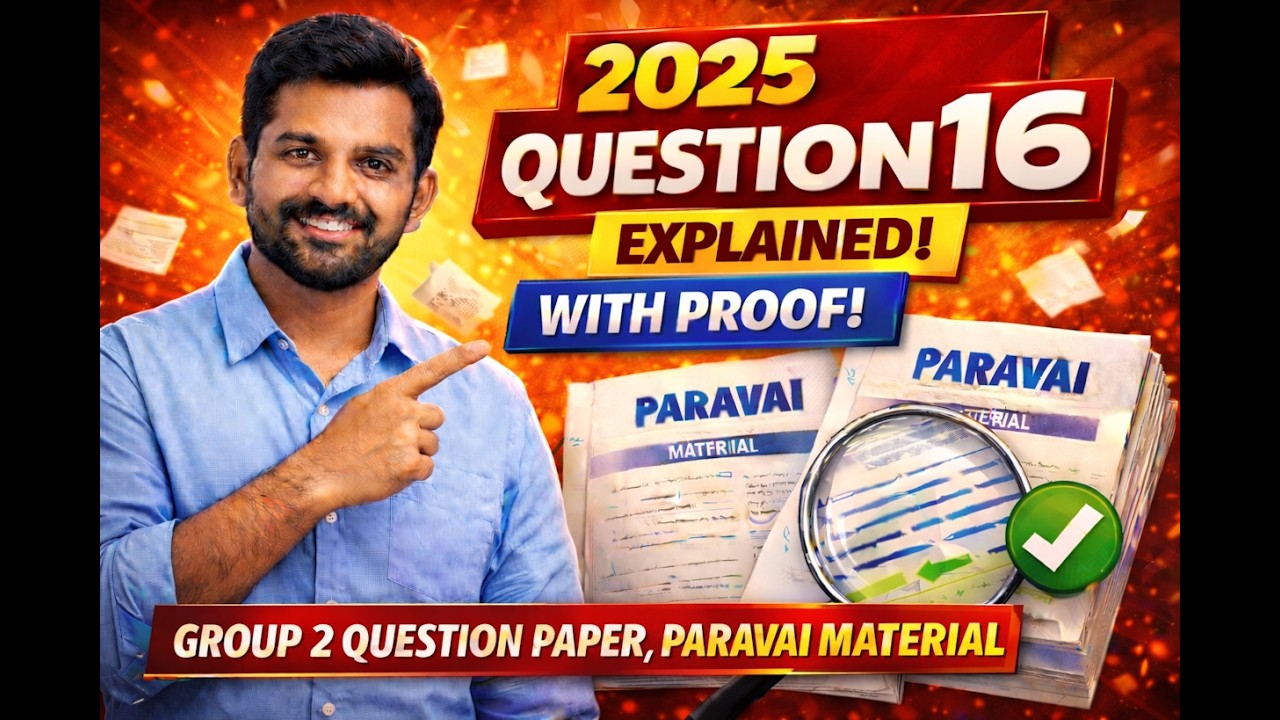 GENERAL ENGLISH GROUP 2 - QUESTION 16 - WITH PROOF(PARAVAI MATERIAL)