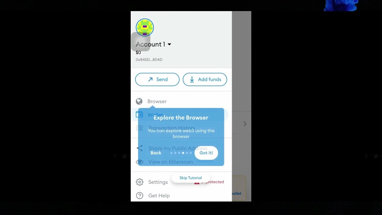 How to create and use Metamask Wallet using iOS device