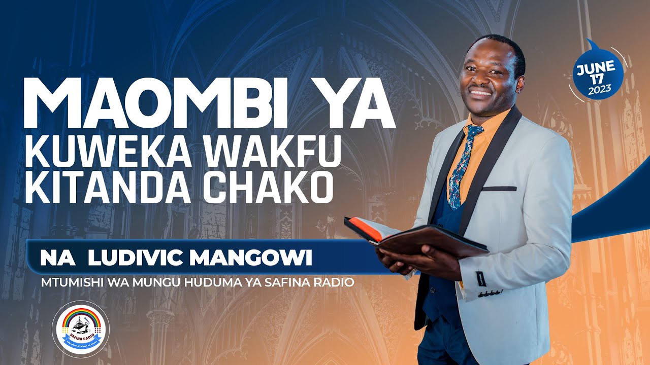 MTUMISHI LUDOVIC MANGOWI - MAOMBI YA KUWEKA WAKFU KITANDA CHAKO - TAR:17/06/2023