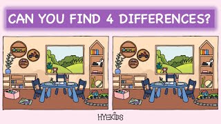 【Spot the Difference】 90-Second Challenge: Find the Differences in the Illustration #room #kidsroom screenshot 4