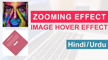 CSS Image Hover Effect with Zoom In Out Caption (Hindi/Urdu)