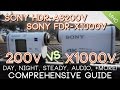 InDepth Sony HDR-AS200V vs Sony FDR-X1000V