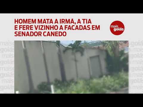 Homem mata a irmã, a tia e fere vizinho a facadas em Senador Canedo - Mais Goiás