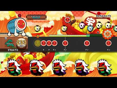 【太鼓の達人 PS4】Behemoth (むずかしい) オート【セッションでドドンがドン！】