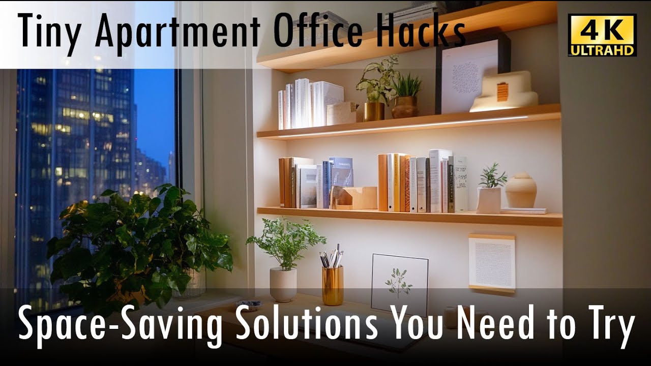 Space-Saving Solutions You Need to Try: Tiny Apartment Office Hacks