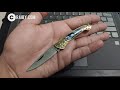 Gambar Pisau Lipat Unik Handmade Baja Damaskus Damascus Pocket Folding Knife dari Raibycom Kota Bekasi 6 Tokopedia