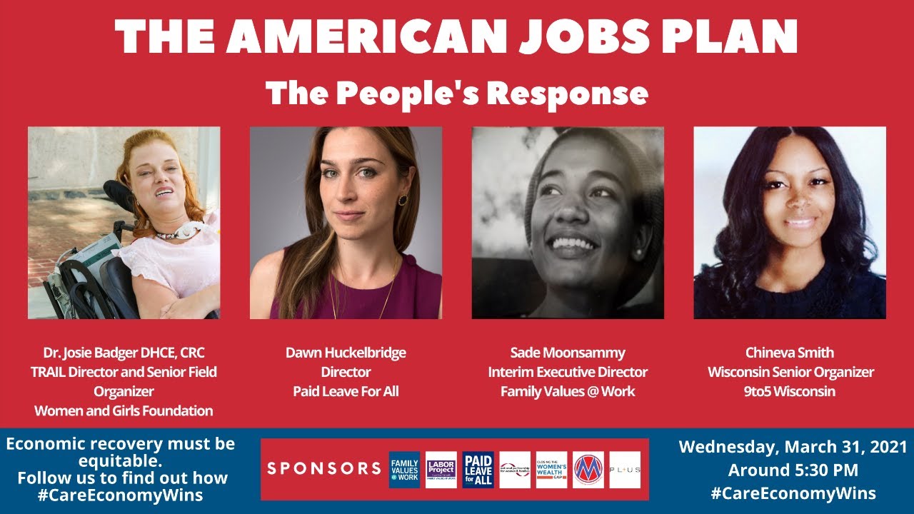 The People's Response - The American Jobs Plan and the Care Economy ...