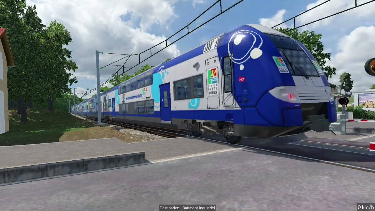 Spot virtuel a un PN sur transport Fever 2 Partie 4 Ligne Paris Normandie