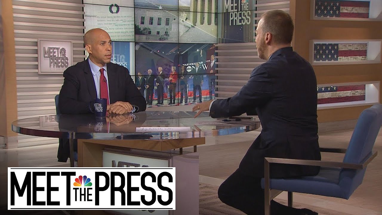 Full Booker: ‘Anybody On The Stage’ Would Be Better Than Trump | Meet The Press | NBC News