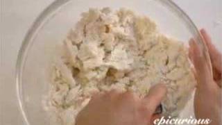 This technique video shows you the steps to make pie dough by hand.