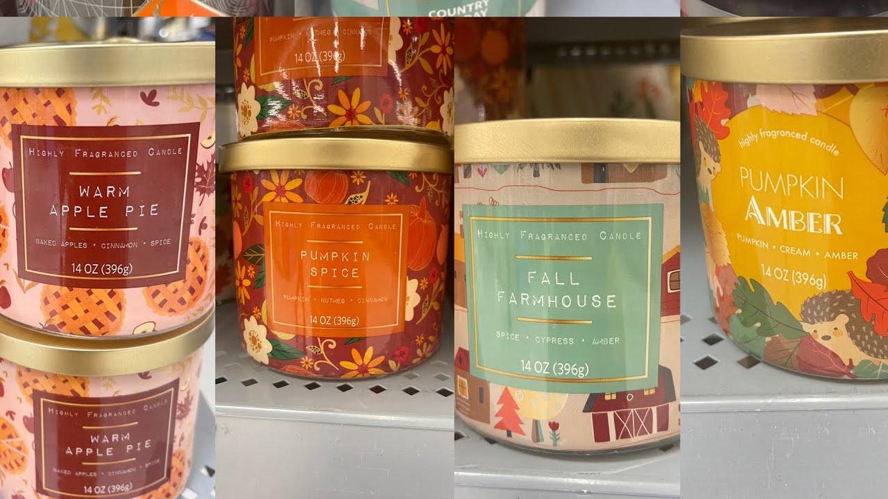NEW FALL CANDLES AT WALMART