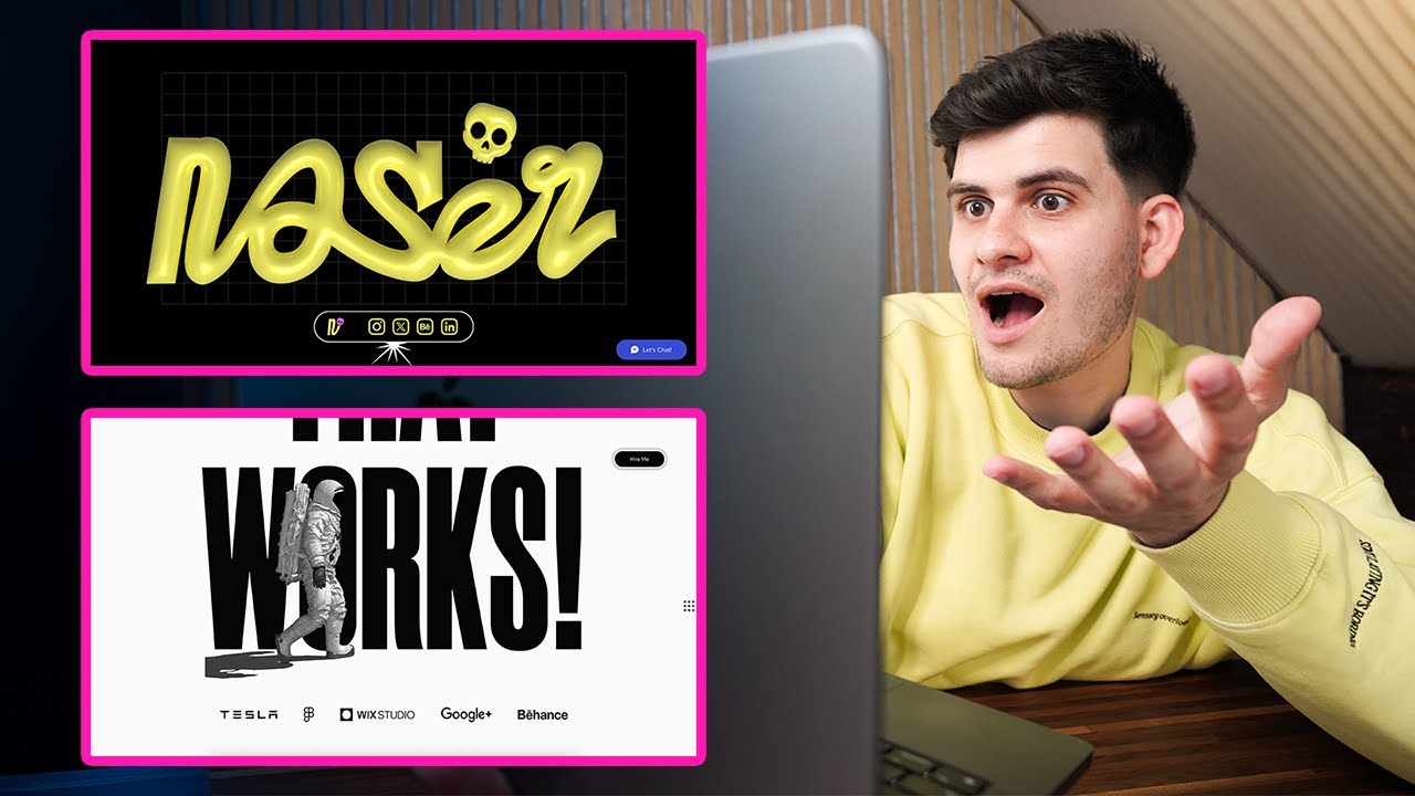 Developer reacts to incredible websites made with wix studio youtube