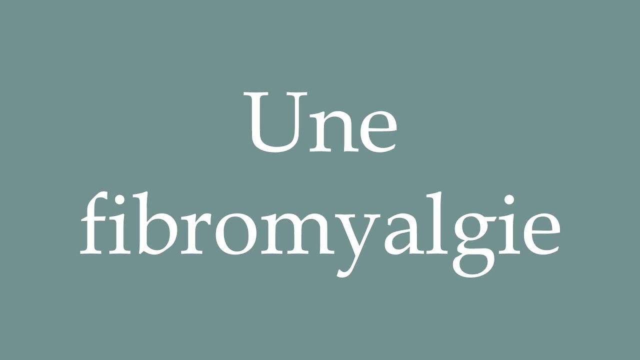 l carnitin fibromyalgie How to Pronounce ''Une fibromyalgie'' (A fibromyalgia) Correctly in French 72266-0234-25 HIPOTIROIDISMO. CÓMO VENCER EL Taille:75ml