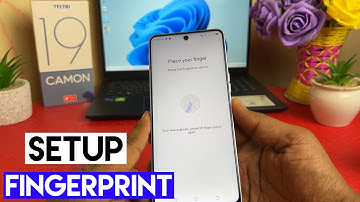 How to setup Fingerprint on Tecno Camon 19