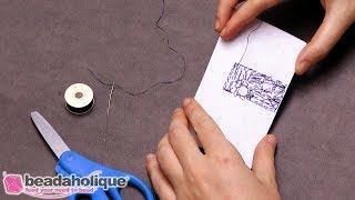 Quick Tip: How to Tie Off Threads in Bead Embroidery