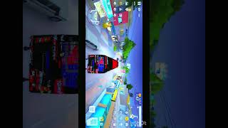 😱 Auto Flipped on Wet Road!Rain Crash Scene 🚍#bussid #gaming#trending#fyp#games #gamingword#bussin