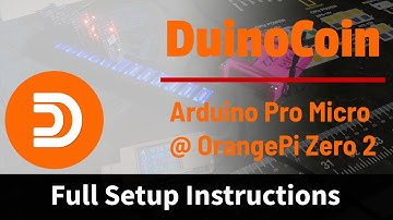 DuinoCoin Arduino & OrangePi Zero 2 Rig Build #duinocoin #crypto #arduino