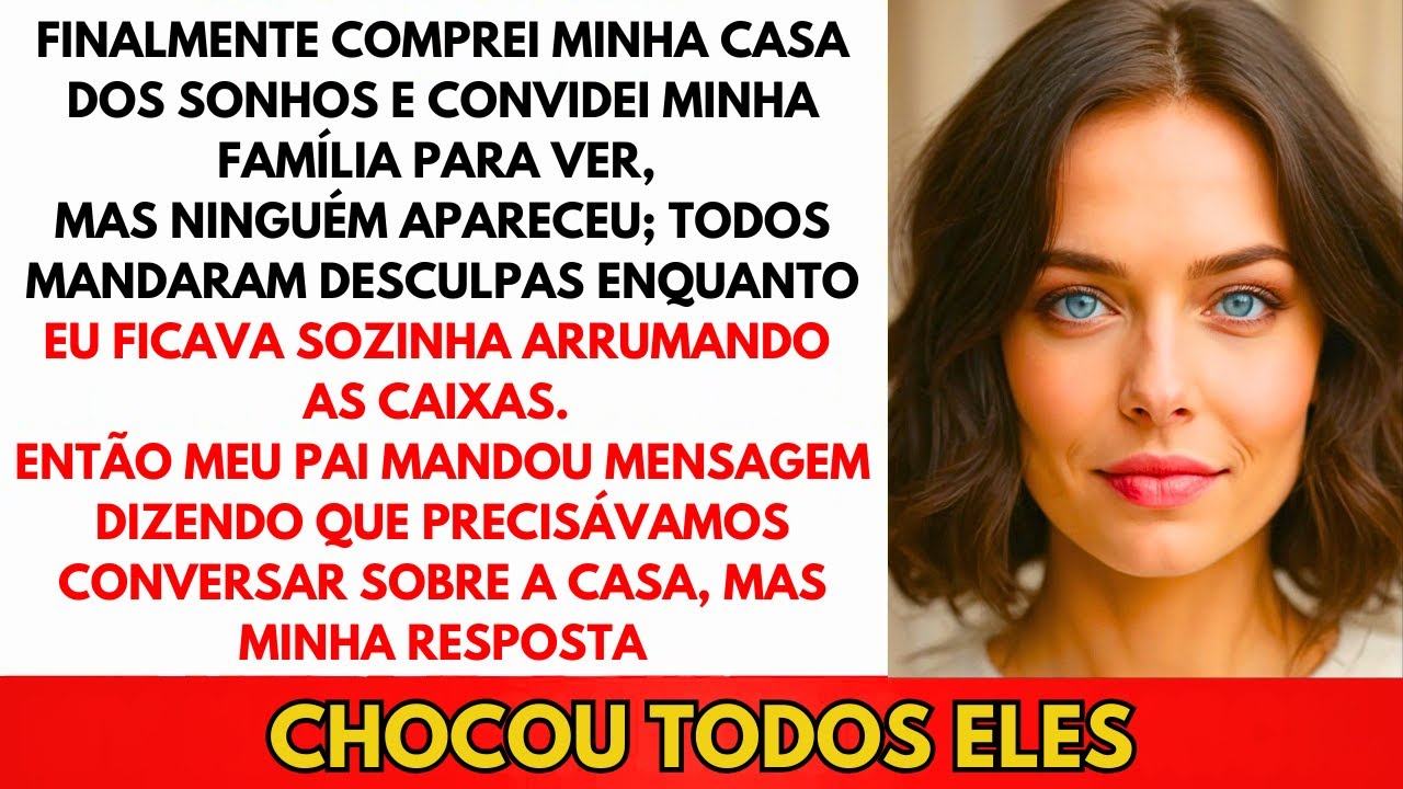 Finalmente Comprei Minha Casa Dos Sonhos E Convidei A Família, Todos Recusaram...