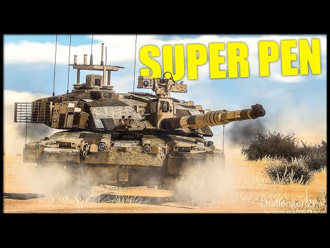 Challenger 2f Shell MELTS STEEL BEAMS - War Thunder