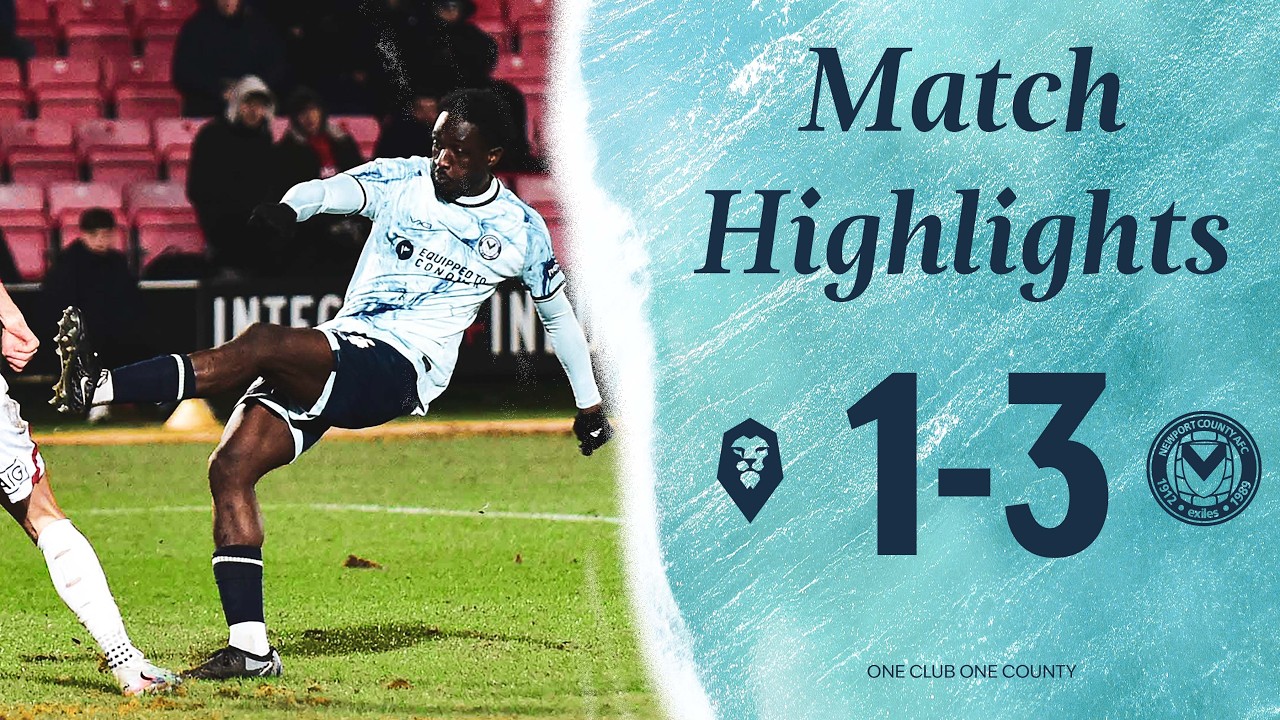 Highlights | Salford City 1-3 Newport County