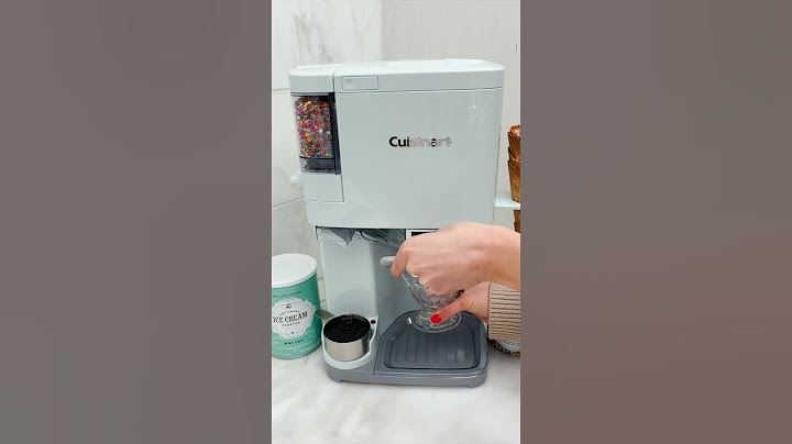 Homemade soft serve ice cream machine