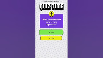 SAP S/4HANA Finance Quiz 2/100 #s4hana #sapfinance #s4hanafinance