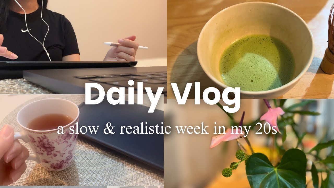 Slice of life 👩‍💻 |days in my life as a 9-5 worker| showing up for myself | 🌱mindful productivity ☕️