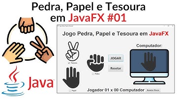 Pedra, Papel e Tesoura em JavaFX (Jokenpô) #01 - Apresentando o jogo e criando o projeto
