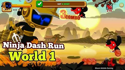Ninja Dash Run - New Games 2019 World 1 Stage 1-2-3-4-5-6-7-8-9-10 Android/iOS Gameplay/Walkthrough