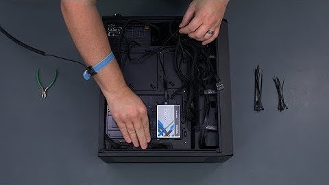 Cable Management Time Lapse - Fractal Design Meshify C