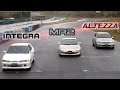 [ENG CC] Integra Type R vs. MR2 G Limited vs. Altezza RS200 Ebisu HV36