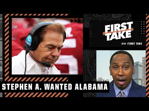 Stephen a. Wishes alabama had a chance to upset georgia in the college football playoff | first take
