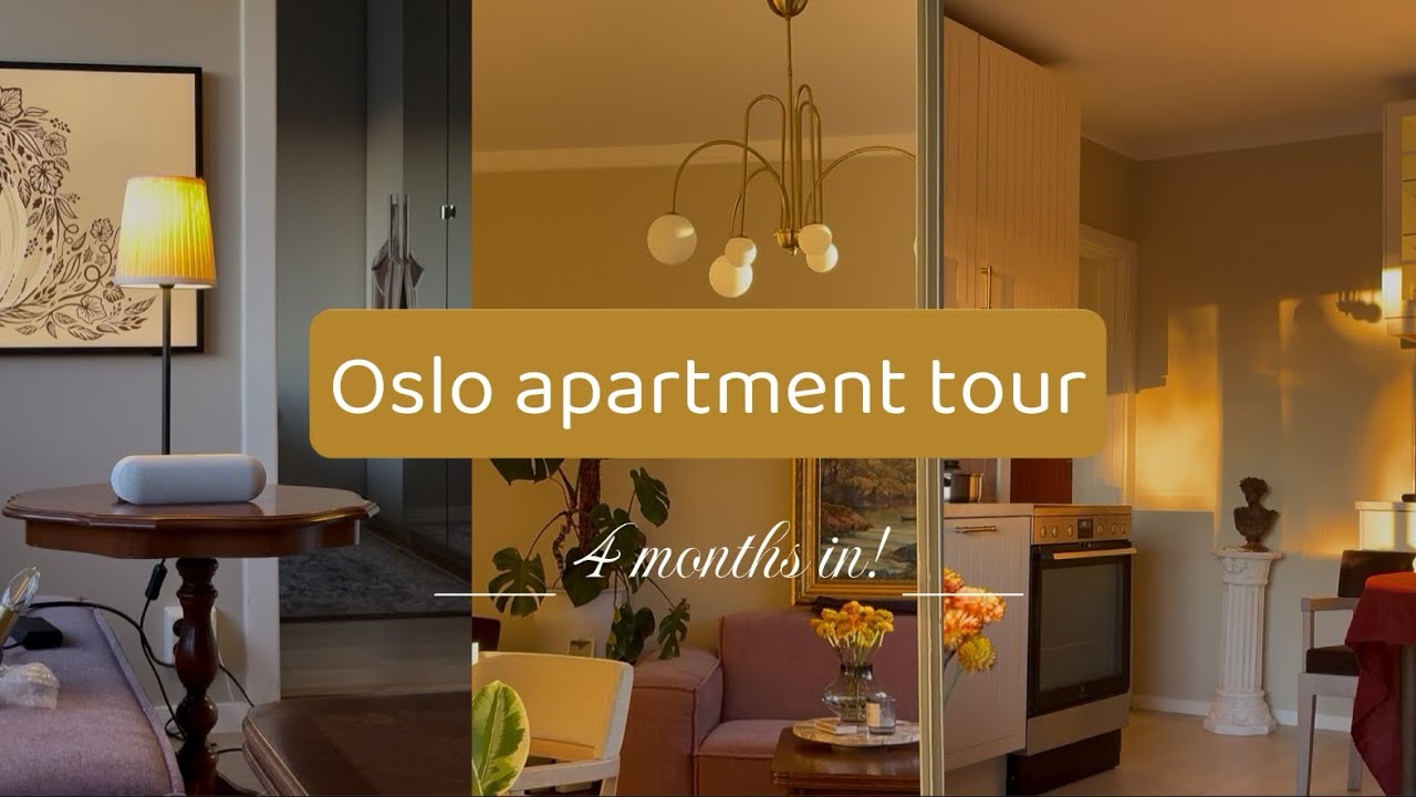 Oslo apartment tour | Four months in my first apartment