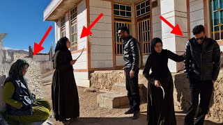 Does Sajjad have any threats to Zahra to stop bothering them?