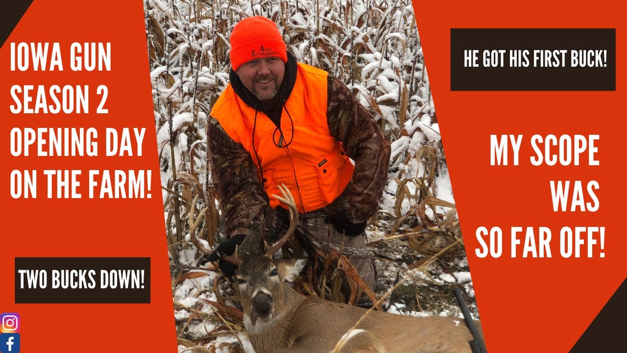Iowa gun season 2 opening day!(deer season) YouTube