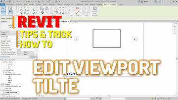 Revit How To Edit Viewport Title