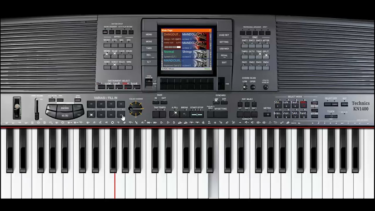 SET ORG2024 REAL RASA TECHNICS KN2600 || DANGDUT KN2600 ORI