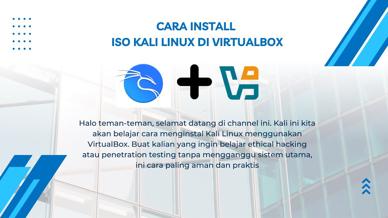Cara Install Kali Linux di VirtualBox untuk Pemula - YouTube