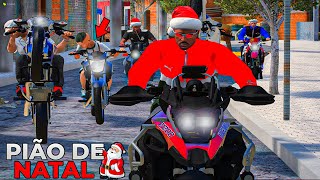 PIÃO DE NATAL NO MORRO COM MEUS AMIGOS 🎅🏼 🔥  | GTA 5: VIDA REAL #200